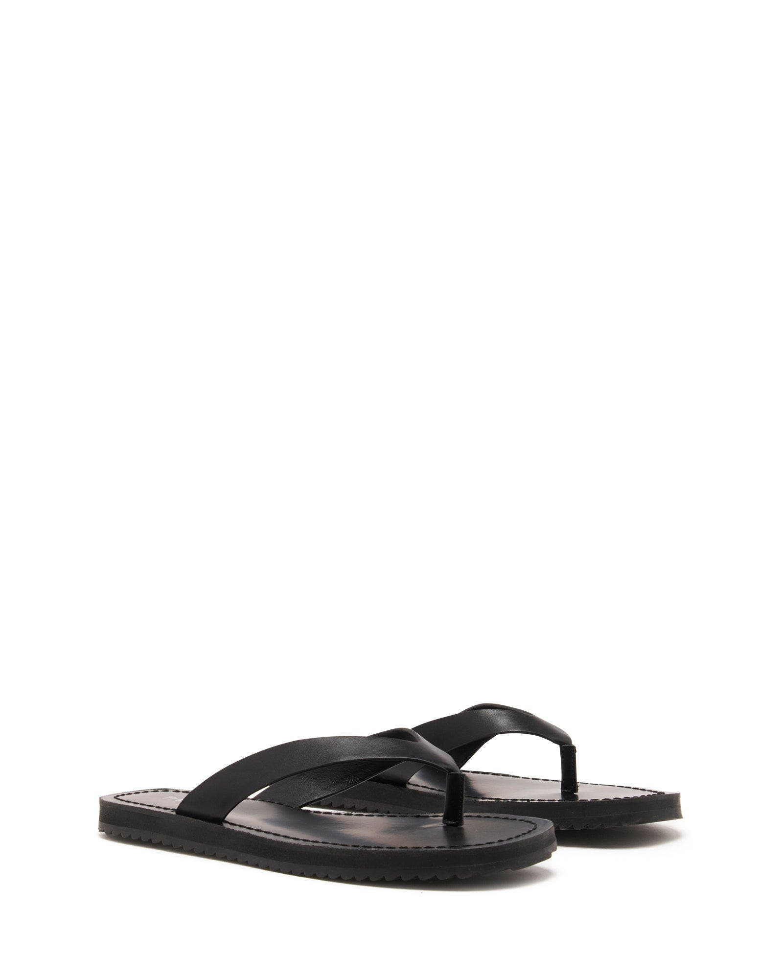 Undone Open Round Toe Sandal, Alternate, color, Black Textured Pu