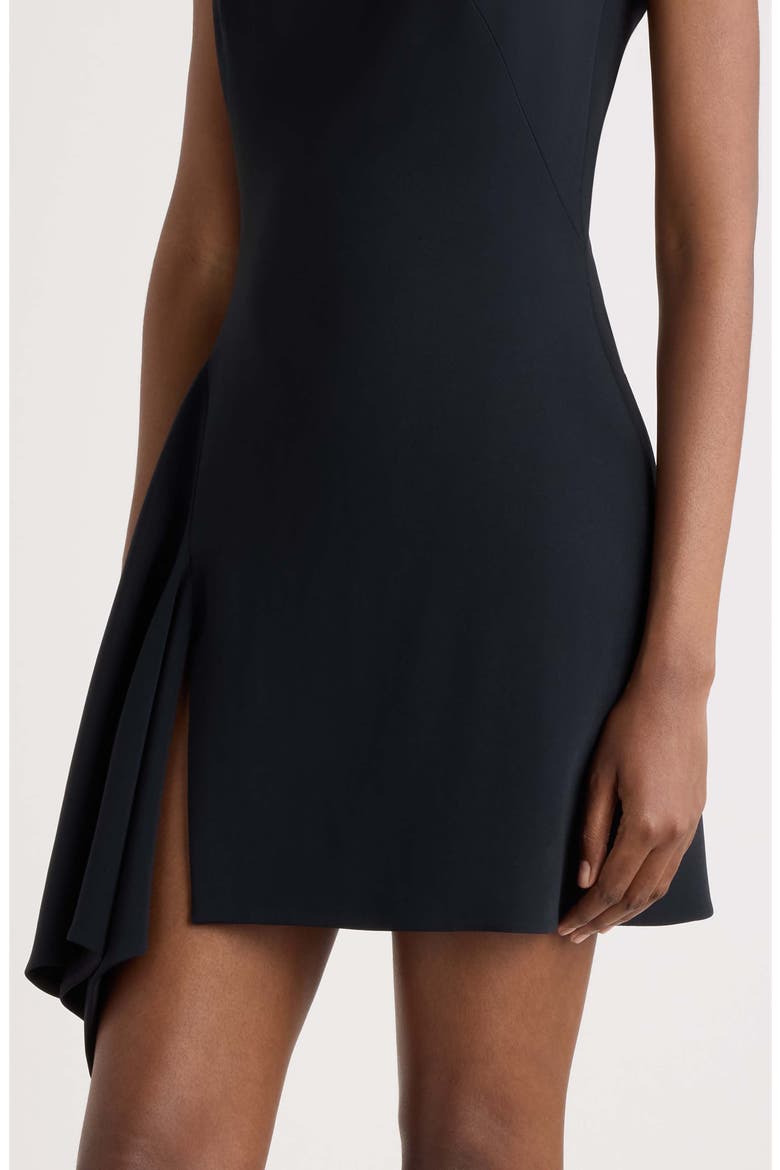 Sliced Minidress, Alternate, color, BLACK