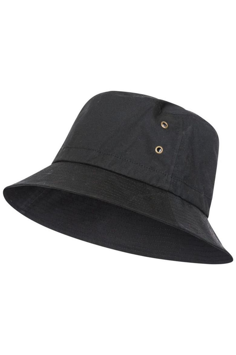 Gender Inclusive Waxy Bucket Hat, Main, color, Black