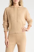 Simkhai Cable Knit Cotton & Cashmere Hoodie