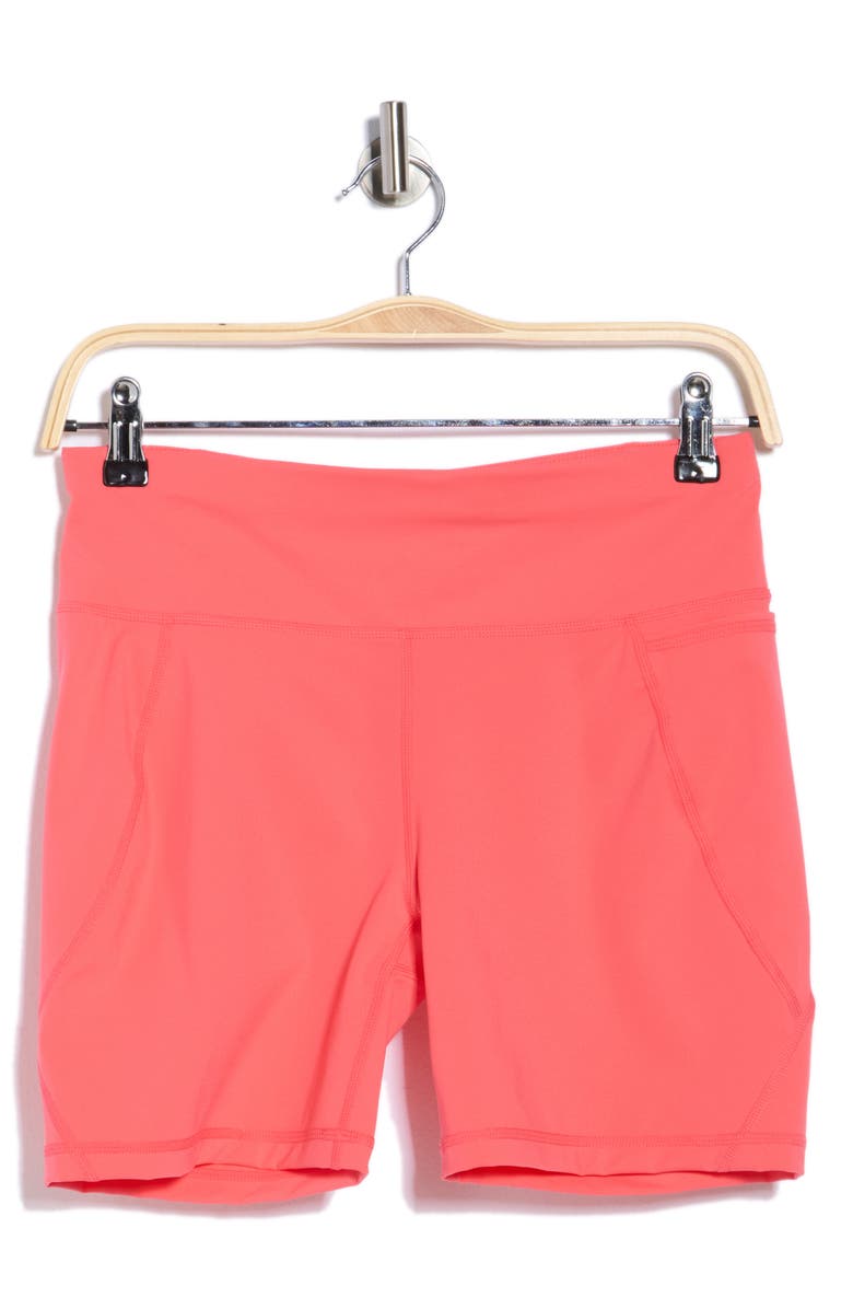 Sweaty Betty Power Bike Shorts, Alternate, color, Coral Pink