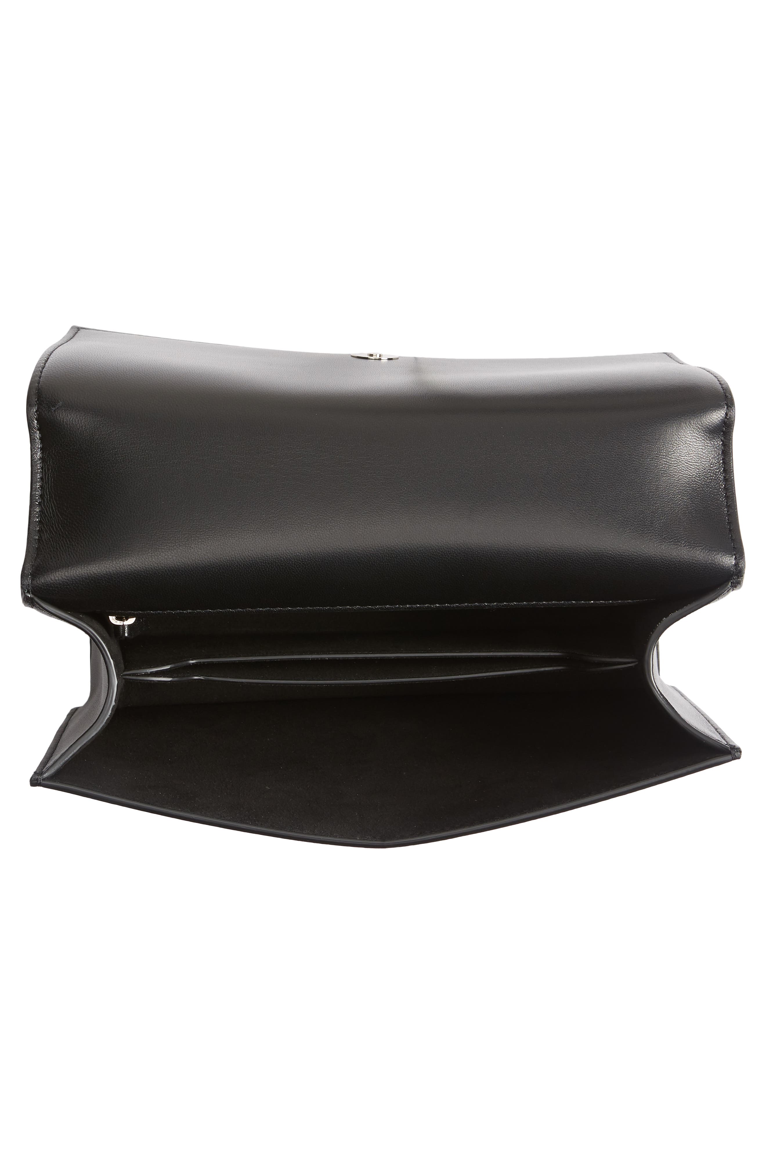 McQueen Alexander McQueen Jeweled Studded Leather Crossbody Bag, Alternate, color, 