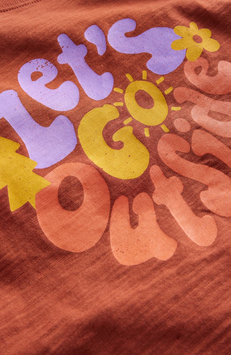 Mini Boden Kids' Outside Long Sleeve Cotton Graphic T-Shirt, Alternate, color,