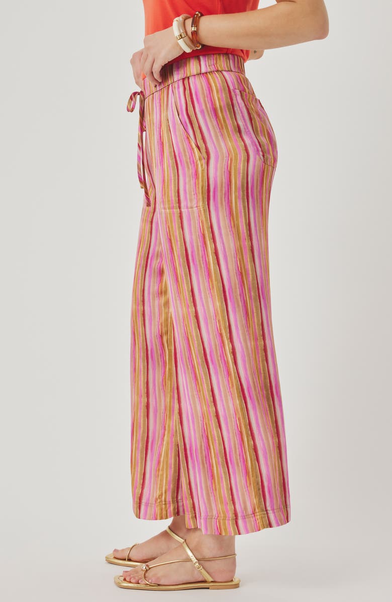 Splendid Angie Stripe Wide Leg Pants, Alternate, color, 