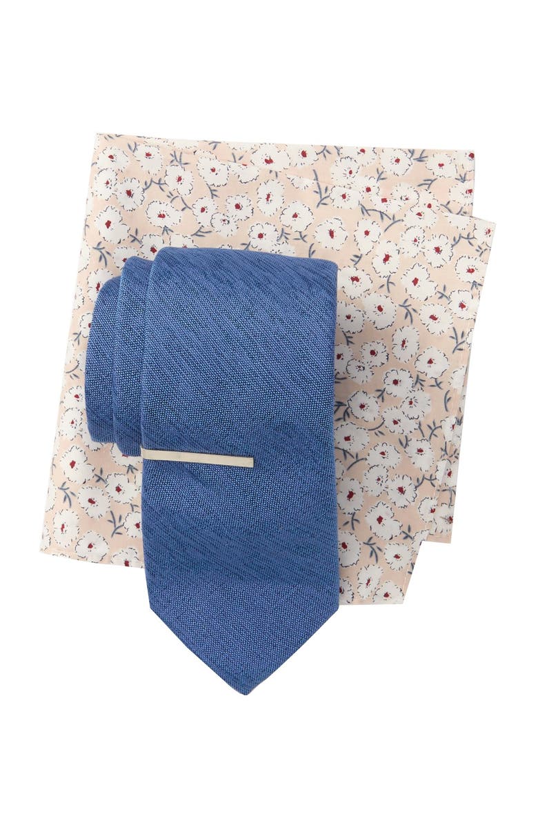 NORDSTROM RACK Harrison Solid 3-Piece Tie Box, Main, color, 