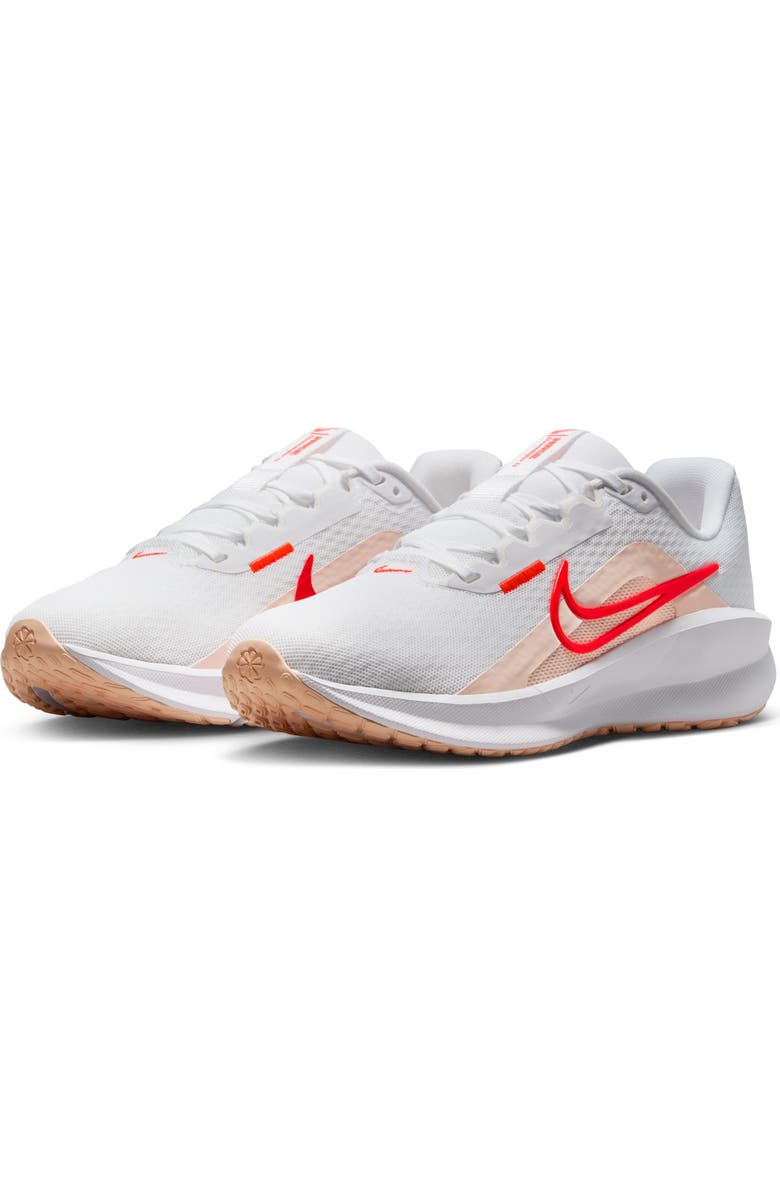 Nike Downshifter 13 Sneaker, Main, color, White/ Crimson/ Coral
