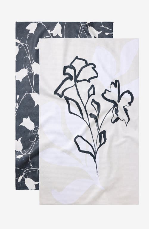 Geometry Kitchen Tea Towel Set in Flora Flow  product