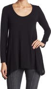GO COUTURE Asymmetrical Swing Sweater