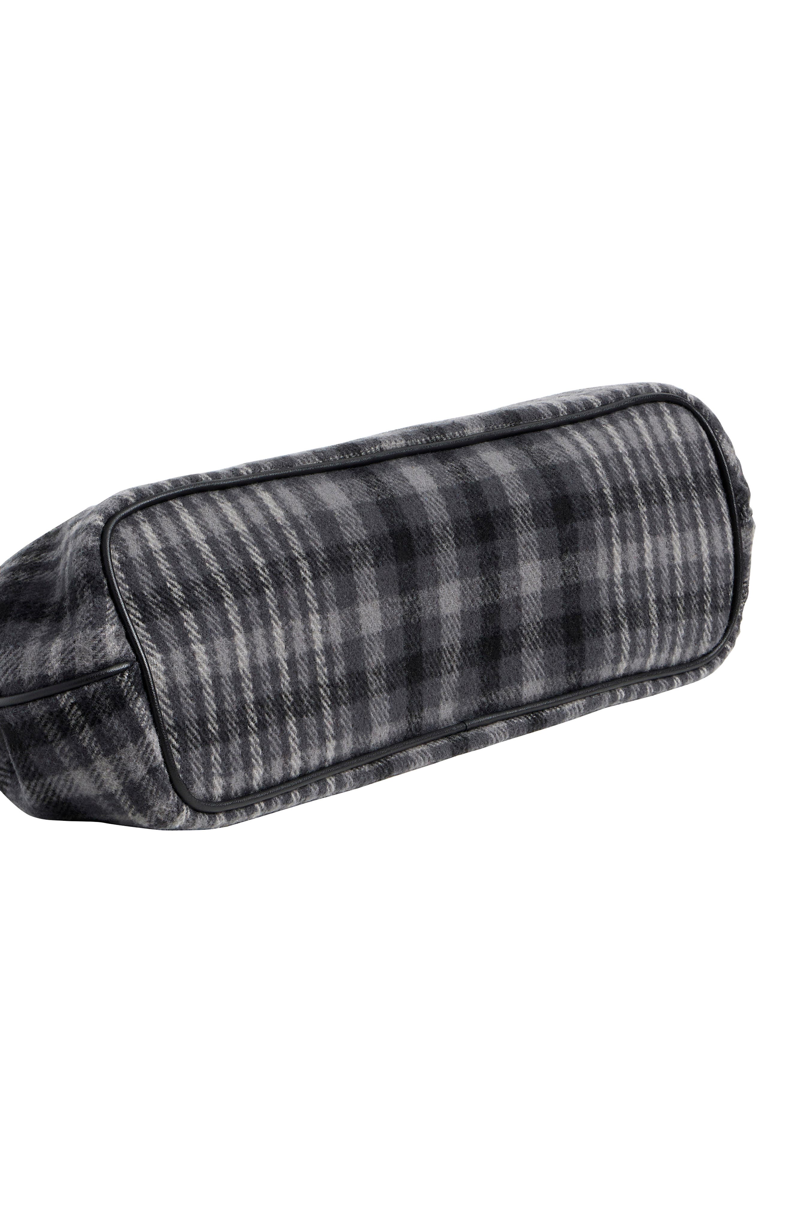 Kisslock Frame Bag 30 Plaid Clutch, Alternate, color, LH/ GREY MULTI