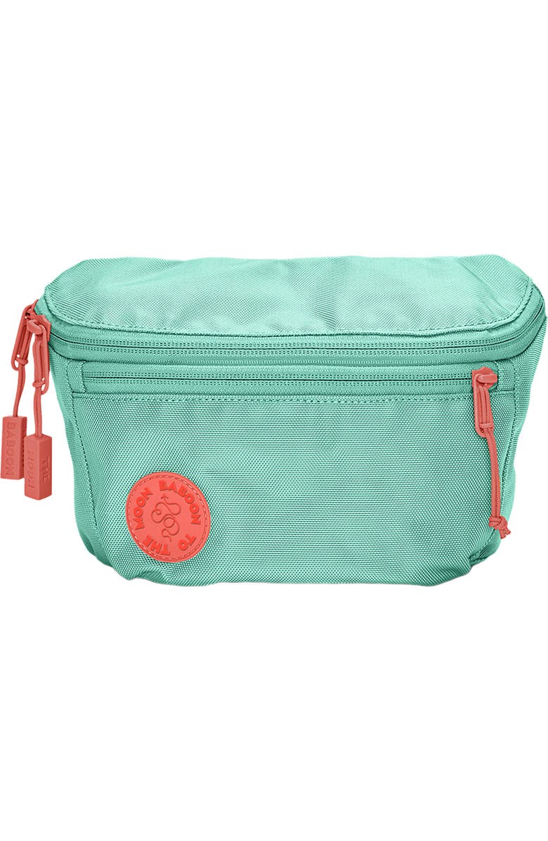 Baboon to the Moon Fannypack 3L, Main, color, Aqua Drift