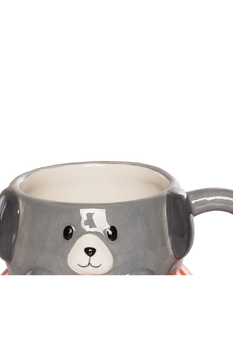 Dog Pumpkin Mug, Alternate, color, Orange