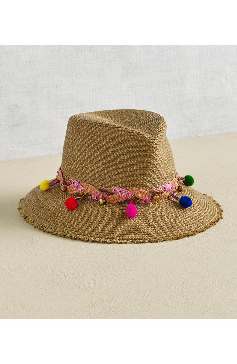 Eric Javits Corfu Packable Squishee<sup>®</sup> Straw Hat, Alternate, color,