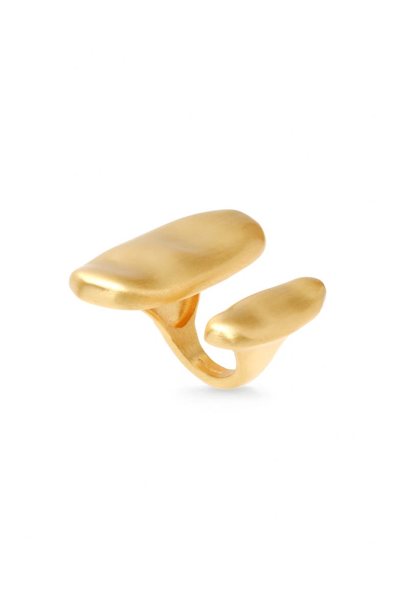 Ami Open Ring, Main, color, BRUSHED BRASS