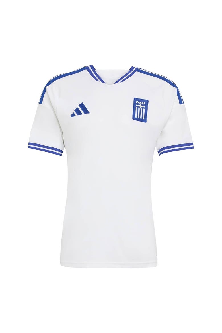 Men's adidas  White Greece National Team FIFA x World Cup 2026 Replica Jersey, Alternate, color, White