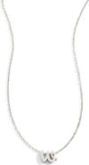 Mint & Lily Tiny Script Initial Necklace