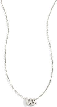 Mint & Lily Tiny Script Initial Necklace