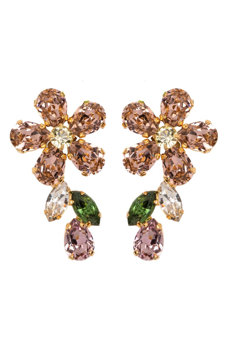 Jennifer Behr Odelia Drop Earrings, Main, color, Vintage Rose