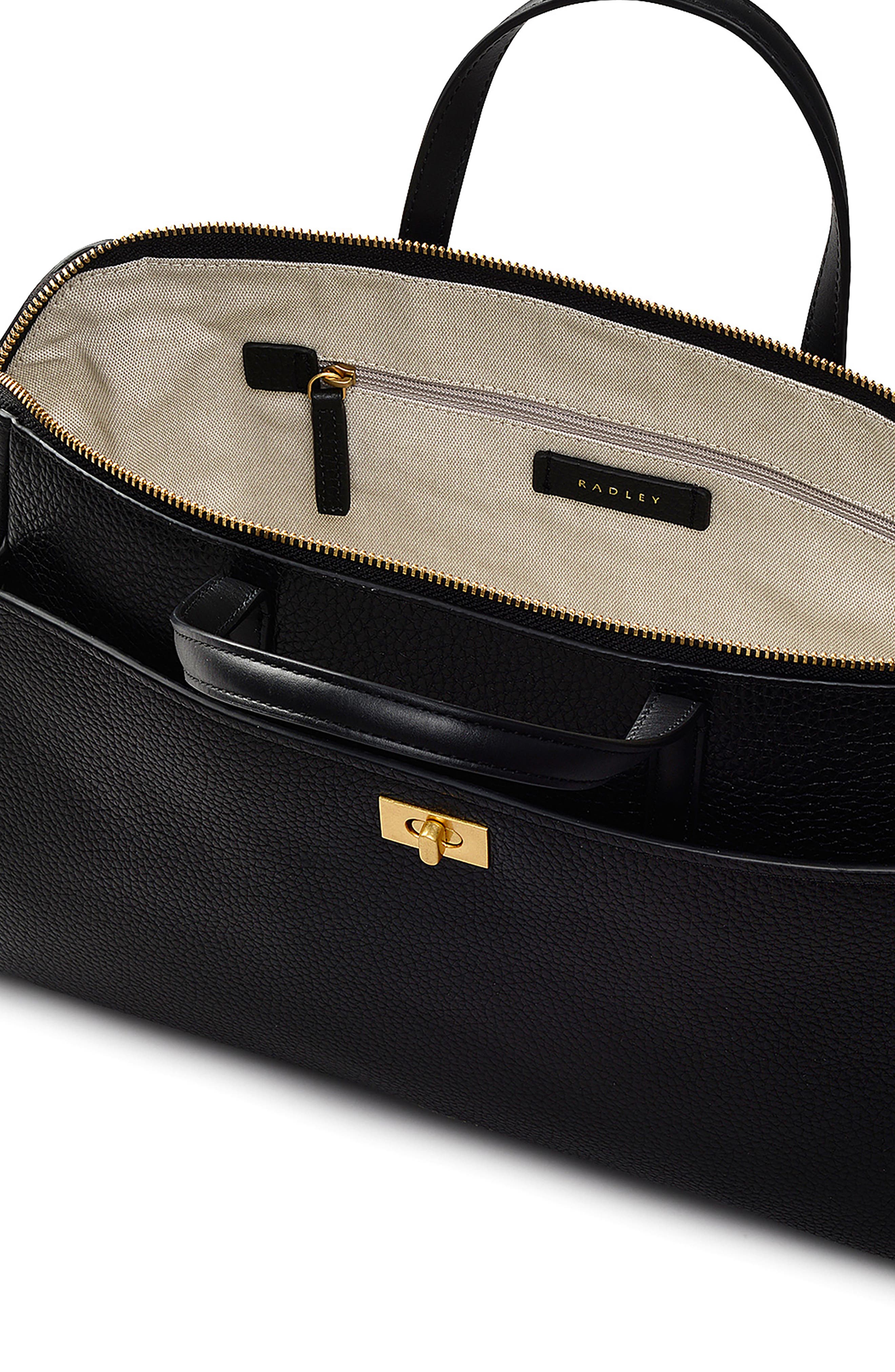 Radley Brook Avenue Pebbled Leather Satchel, Alternate, color, 