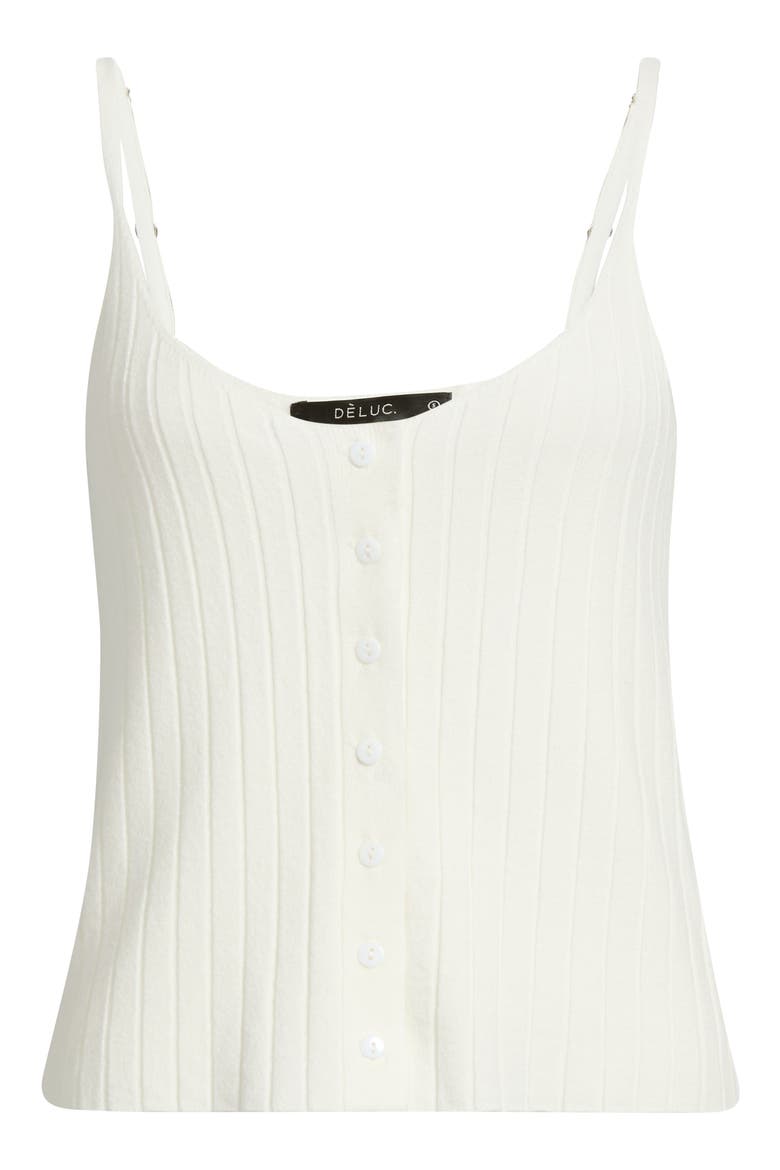 Vieste Rib Knit Camisole, Alternate, color, ECRU