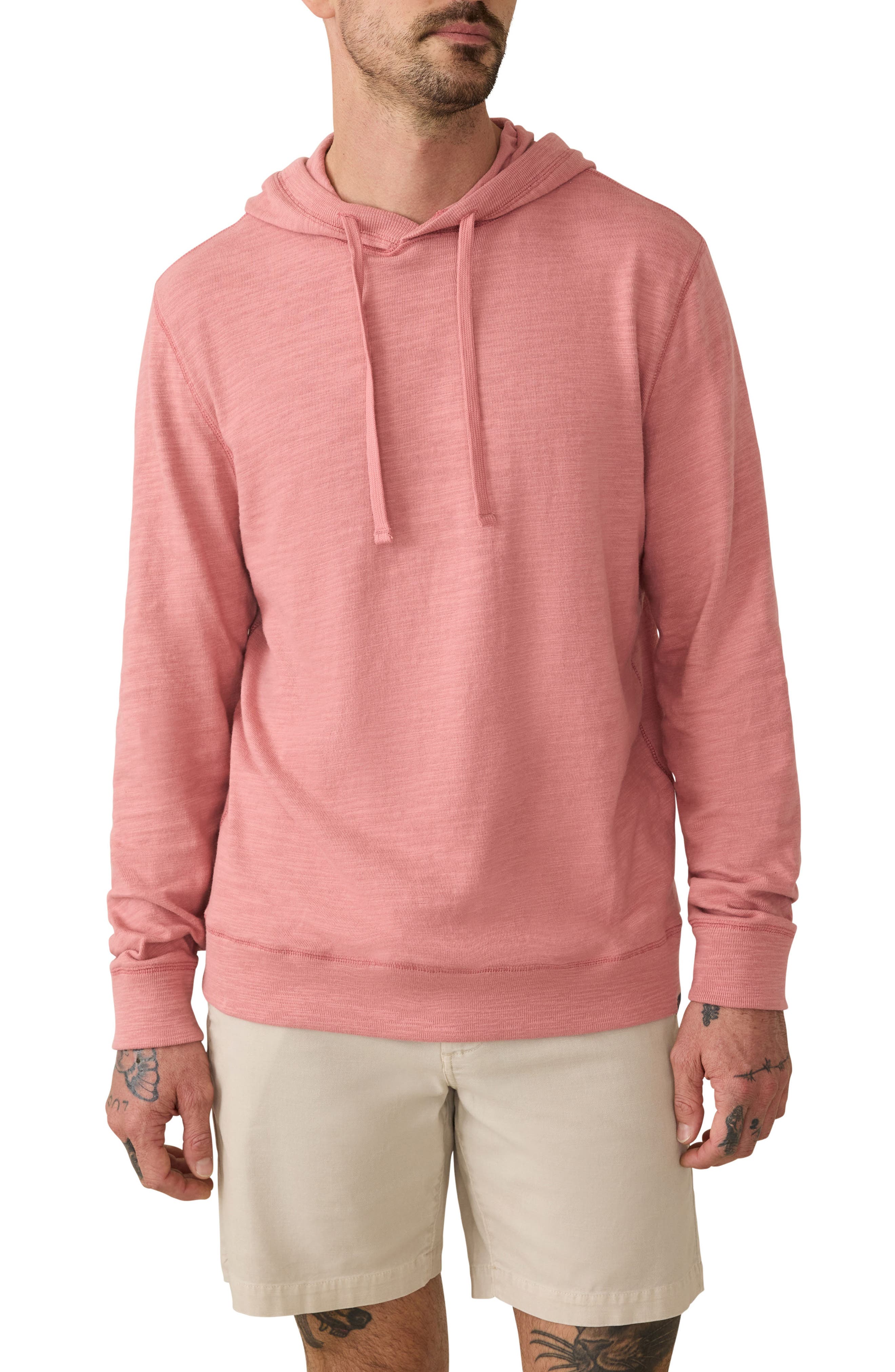 Faherty Slub Cotton Hoodie