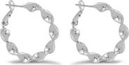 LA MENO Futurism Hoop Earrings