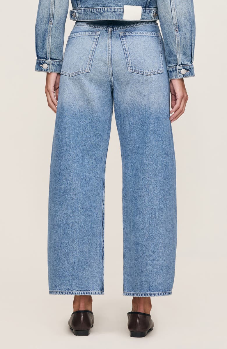 DL1961 Taylor Relaxed High Rise Barrel Jeans, Alternate, color, Lake Blue