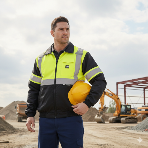 Canada Weather Gear Hi-visibility Work Jacket In Multi