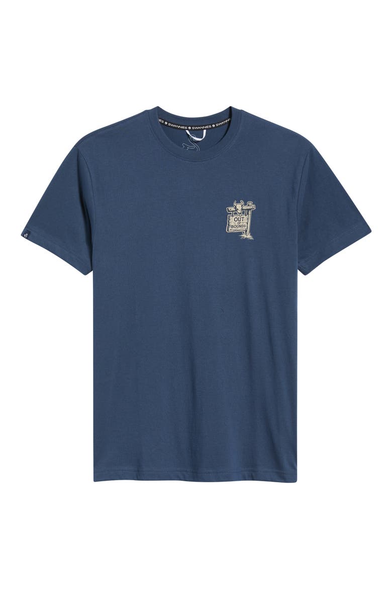 Journey Out of Bounds Graphic T-Shirt, Main, color, NAVY