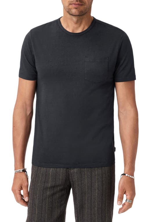 John Varvatos Bond Burnout Pocket T-shirt In Gray