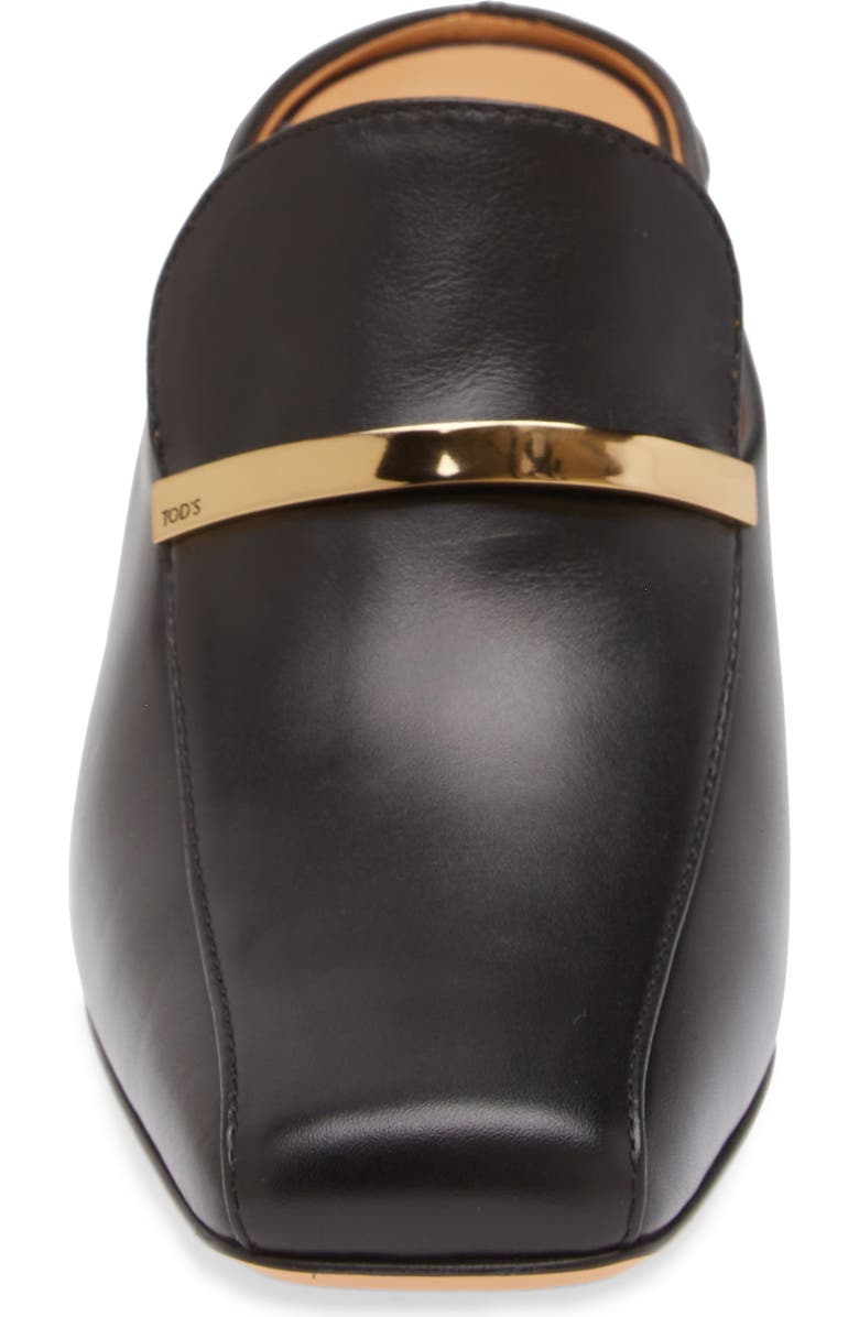 Tod's Square Toe Loafer Mule, Alternate, color,