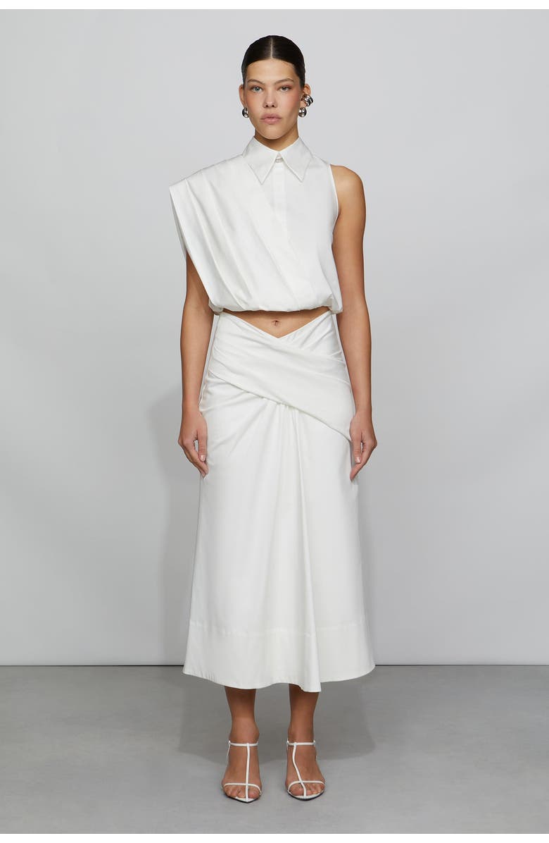 Et Ochs Bryn Skirt, Main, color, White