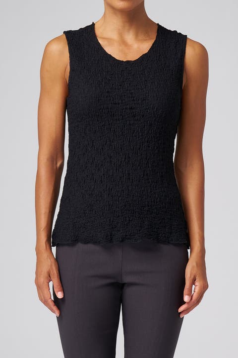 Doheny Textured Sleeveless Top