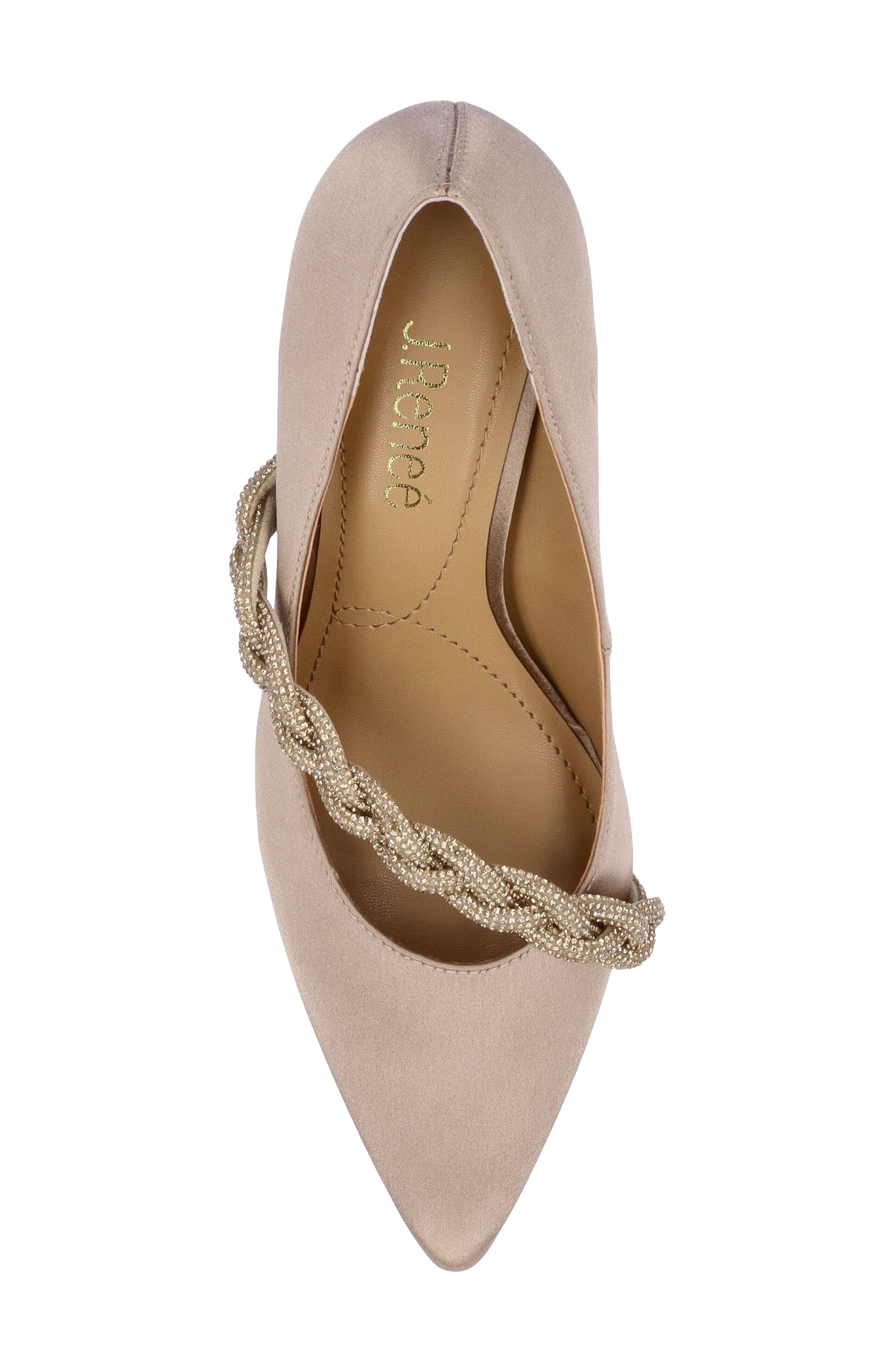 Nyomee Pointed Toe Pump, Alternate, color, BEIGE