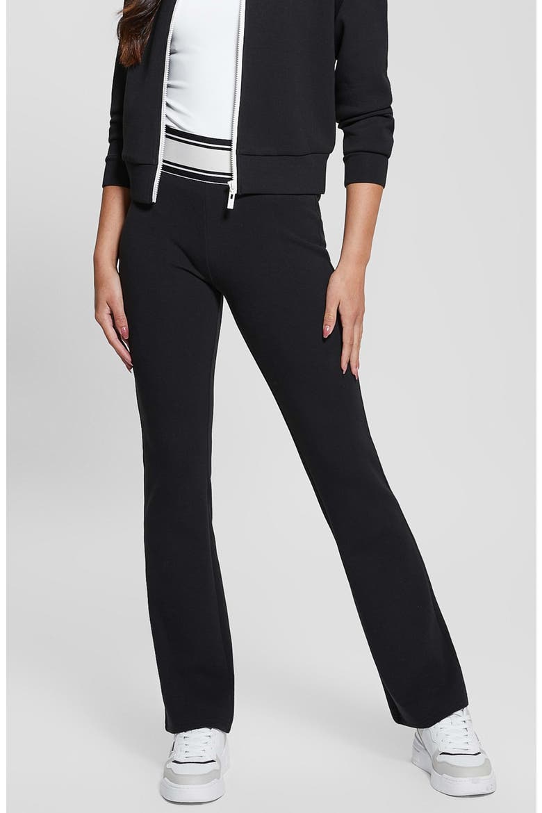 Anna Logo Pants, Alternate, color, JBLK-DARK