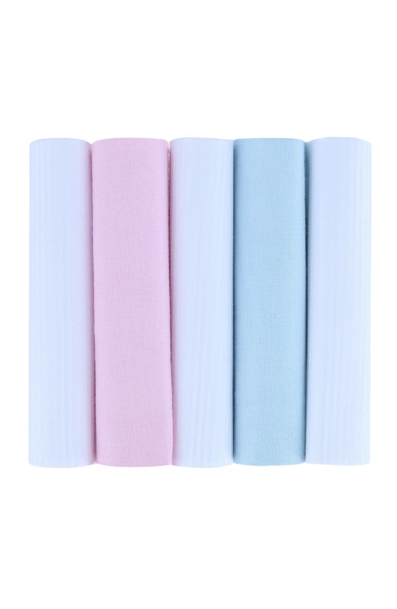 Trafalgar Dapper Premium Cotton Handkerchiefs, Main, color, Blue Multi