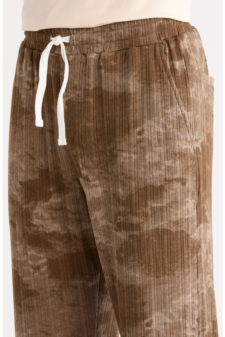 West Drawstring Knit Pants, Alternate, color, BROWN