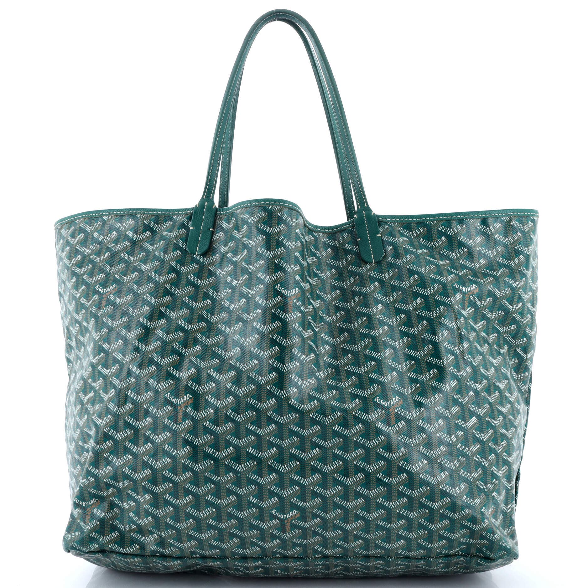 Pre-Owned Goyard Saint Louis Tote Coated Canvas GM, Main, color, 