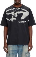 DIESEL® T-Boxt-N14 Flocked Logo T-Shirt