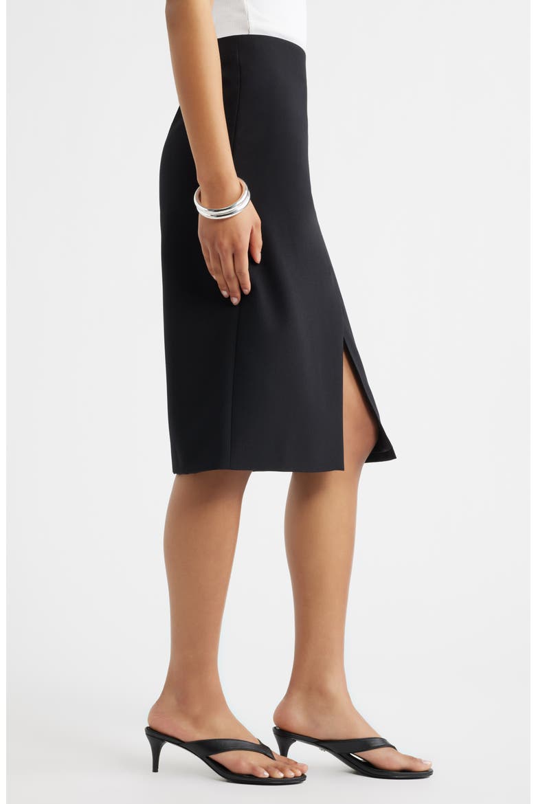 Icon Pencil Skirt, Alternate, color, BLACK
