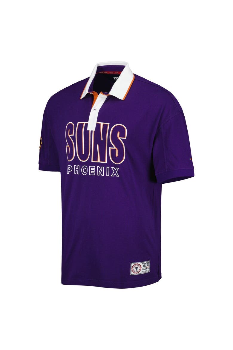 Men's Tommy Jeans Purple Phoenix Suns Stanley Pique Polo, Alternate, color, Purple