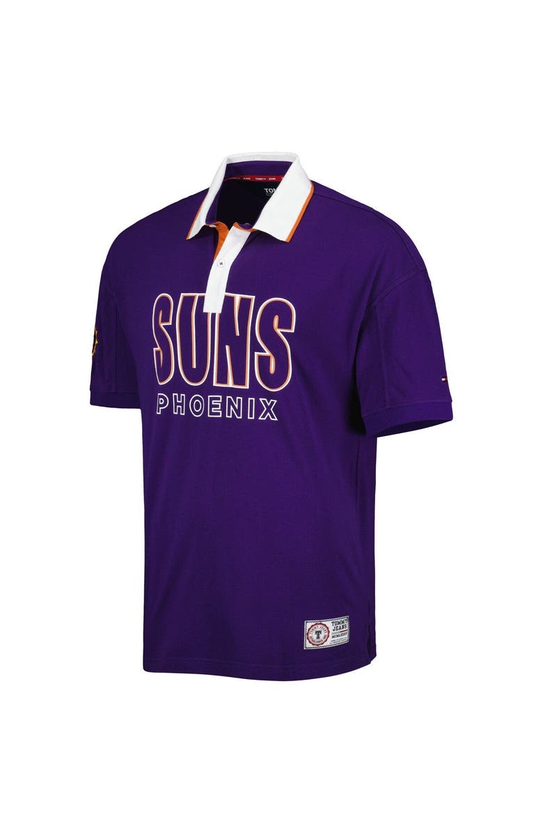 TOMMY JEANS Men's Tommy Jeans Purple Phoenix Suns Stanley Pique Polo, Alternate, color, Purple