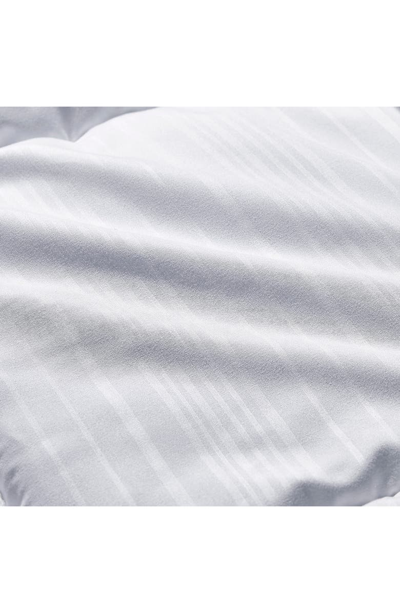 Modern Threads Reversible Microfiber Comforter, Alternate, color, White Stripe