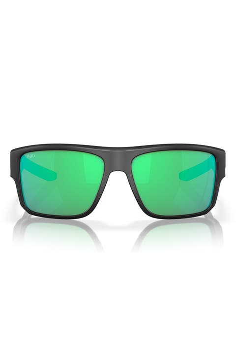 Taxman 59mm Polarized Square Sunglasses