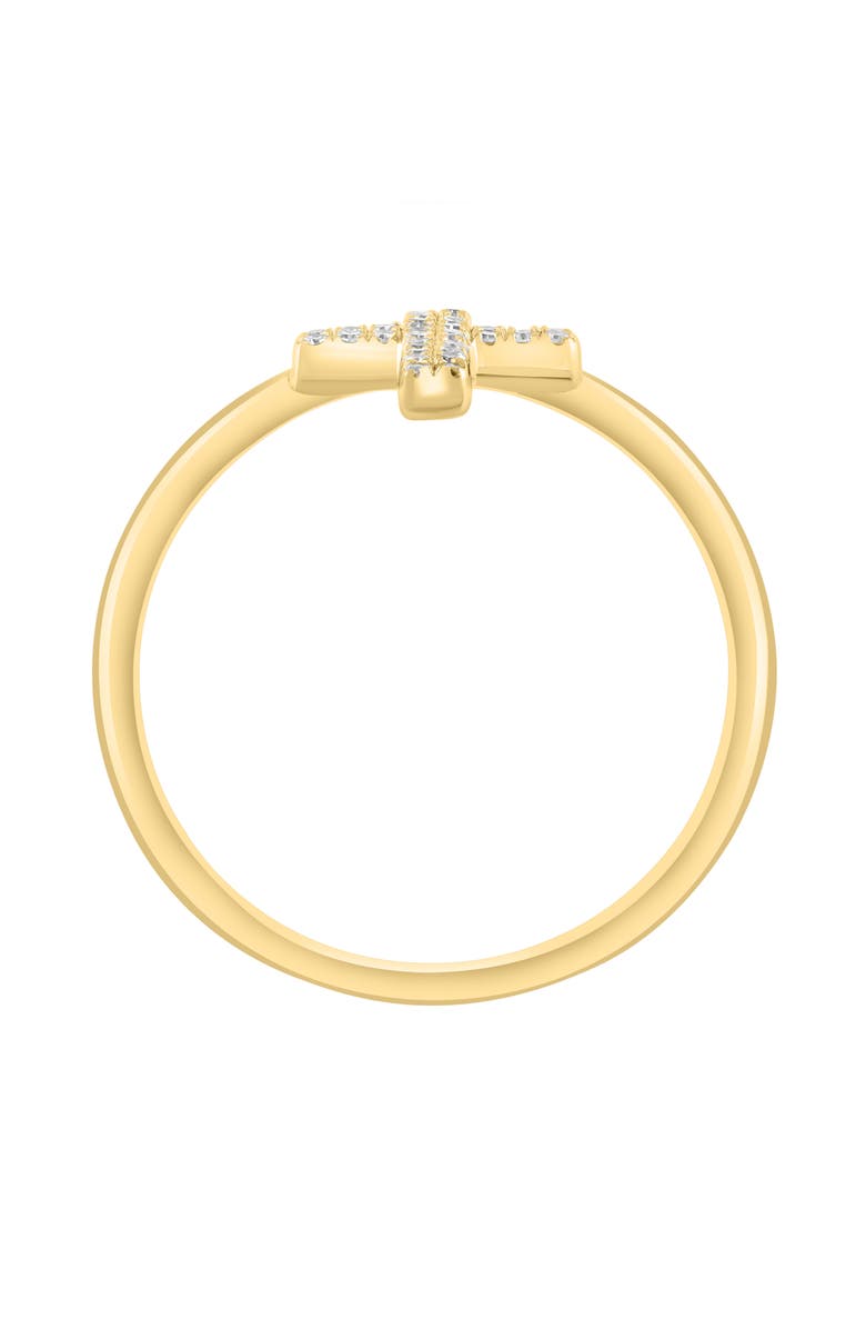 EFFY Diamond Cross Ring, Alternate, color,
