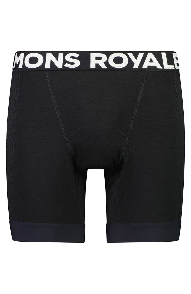 Mons Royale Epic Merino Shift Bike Short Liner - Men's, Alternate, color, Black/Black
