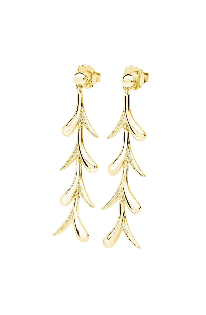 Lucy Quartermaine Sycamore Earrings, Main, color, Gold
