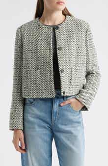 BOSS Tweed Crop Jacket