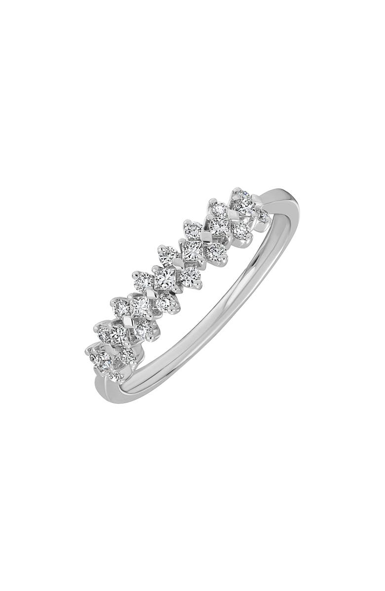 Bony Levy Getty Diamond Stacking Ring, Main, color, 18K White Gold