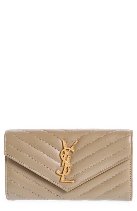 Ysl beige wallet sale