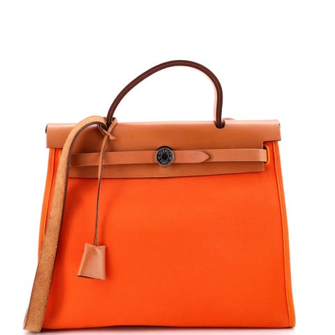 Herbag Zip Leather and Toile 31